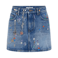 Rabanne Jupe Mini Skirt "Stone"
