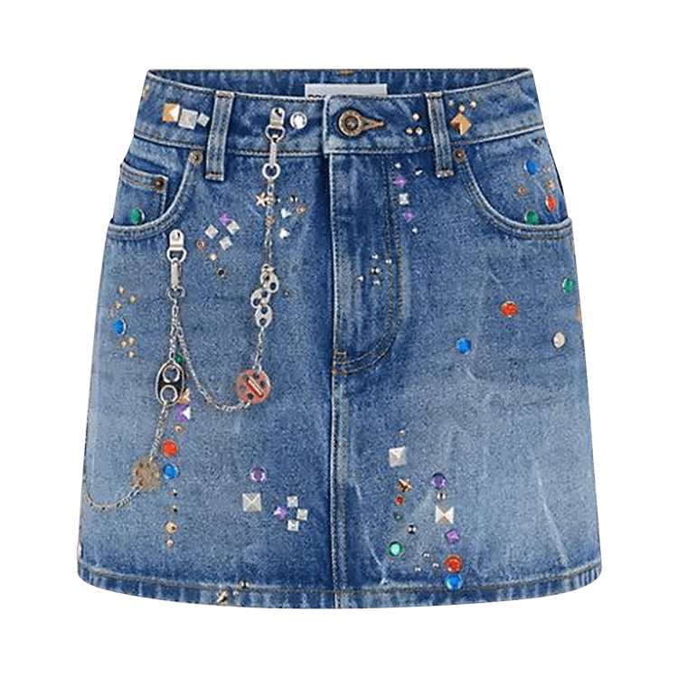 Rabanne Jupe Mini Skirt "Stone"
