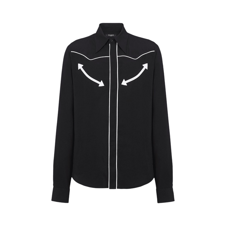 Balmain Western Cut Shirt "Black"