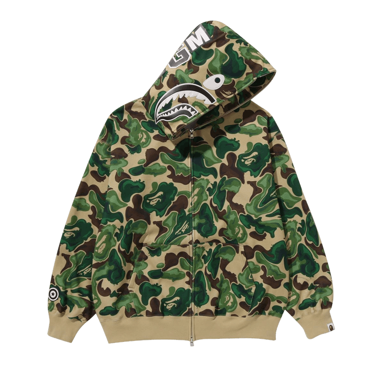 BAPE Art Camo Shark Hoodie "Green"