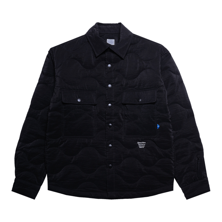 Liberaiders Quilted Ripstop Nylon Shirt "Black"