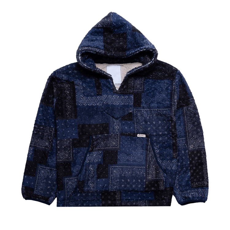 Liberaiders Bandana Pile Fleece Hoodie "Navy"