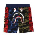 BAPE Mix Camo Crazy Sweat Shorts "Multicolor"