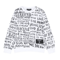 Balmain Kids Graphic Print Long-Sleeve T-shirt "White"