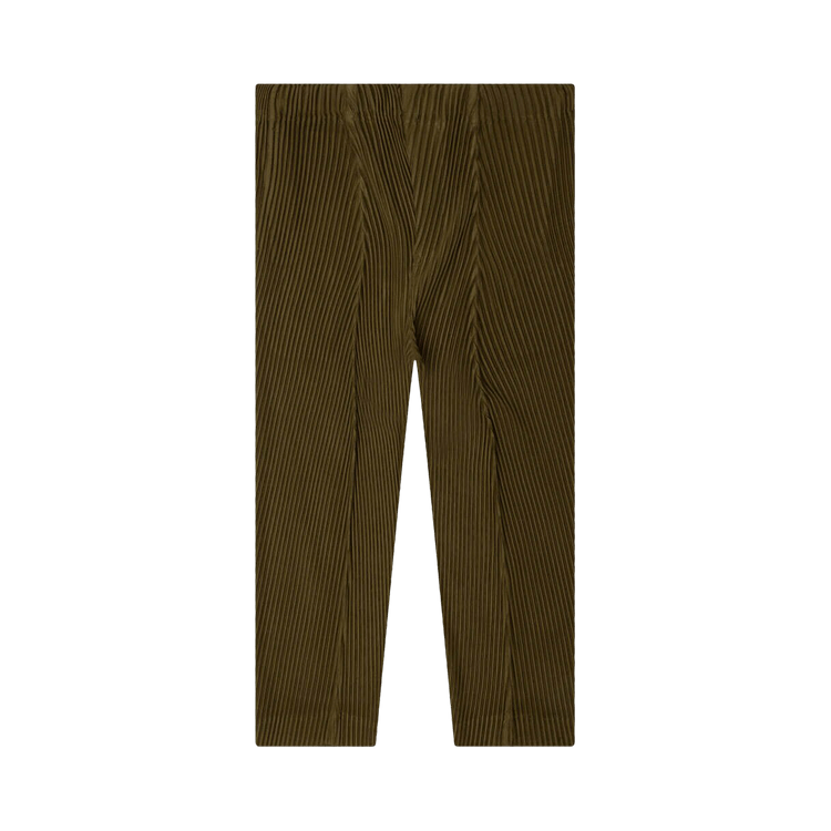 Homme Plissé Issey Miyake Pleats Bottoms "Olive Khaki"