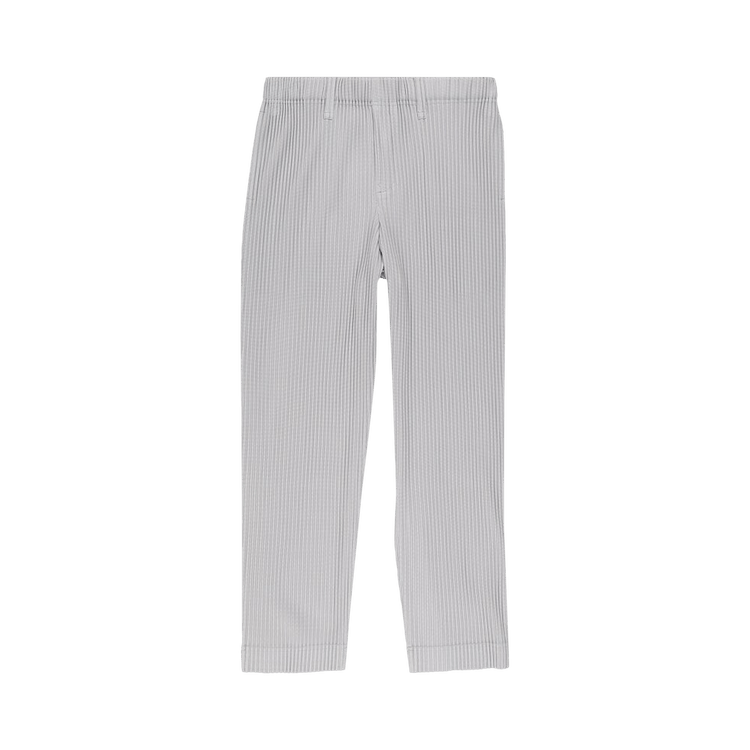 Homme Plissé Issey Miyake Basic Pleated Pants "Light Grey"