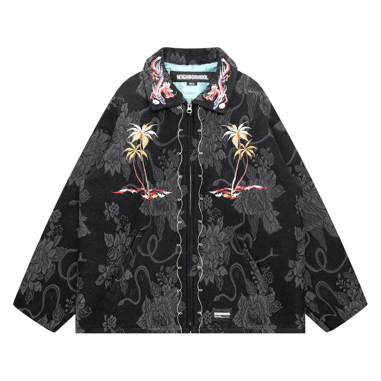 Neighborhood Jaquard Souvenir Jacket "Black"