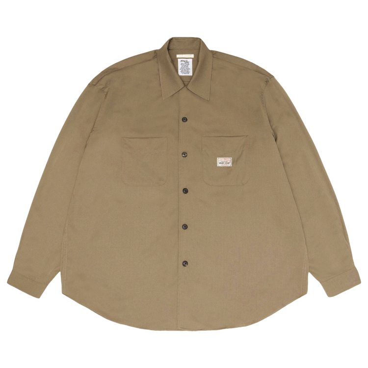 Stussy x Our Legacy Work Shop Rocco Shirt "Olive Drab Wool"
