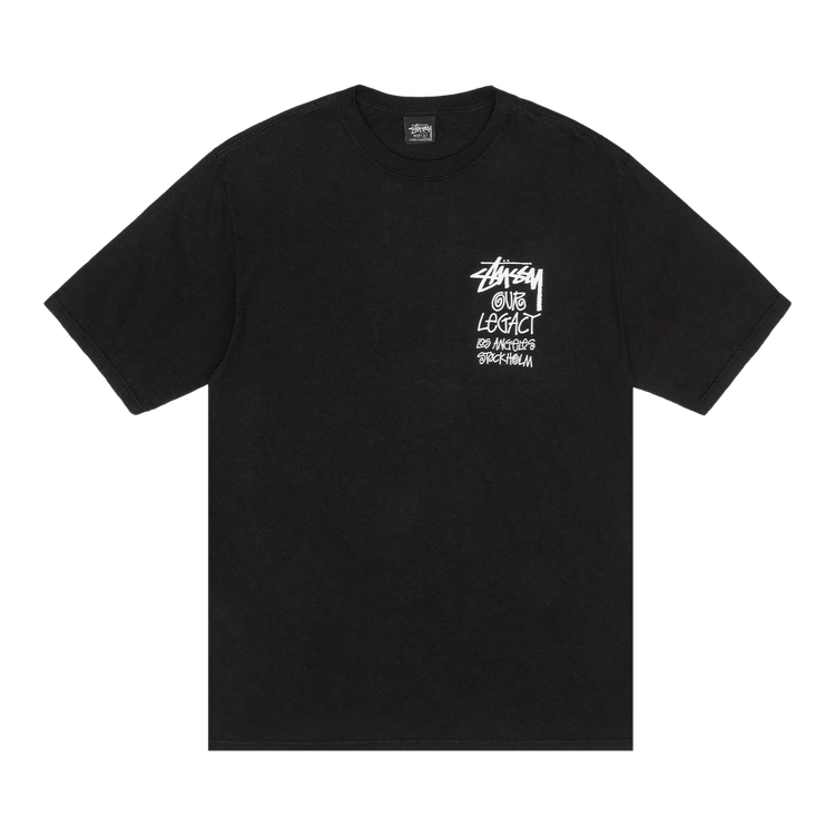 Stussy x Our Legacy Work Shop Surfman Pigment Dyed Tee "Black"
