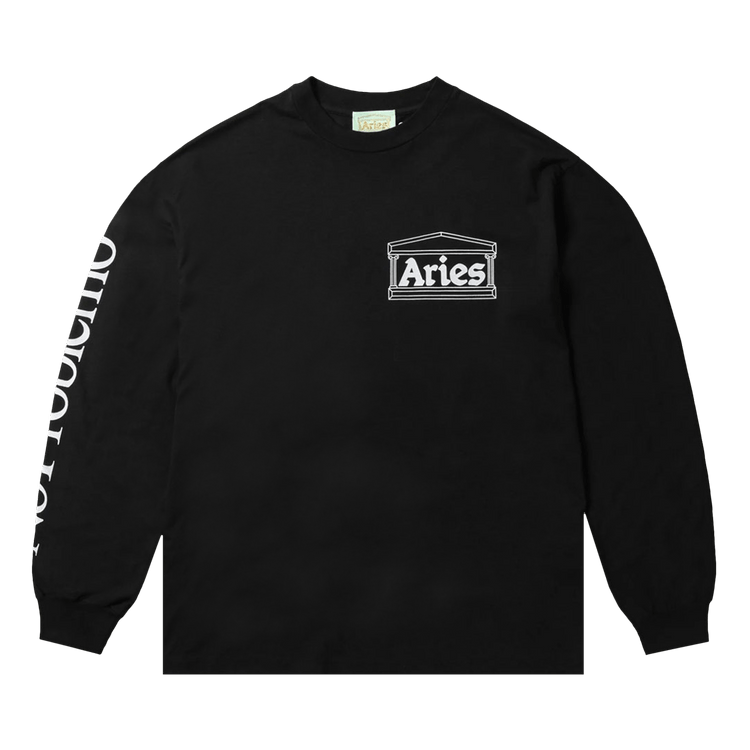 Aries Rat Long-Sleeve Tee "Black"