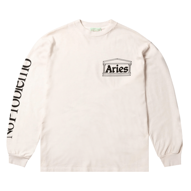 Aries Rat Long-Sleeve Tee "Pale Pink"