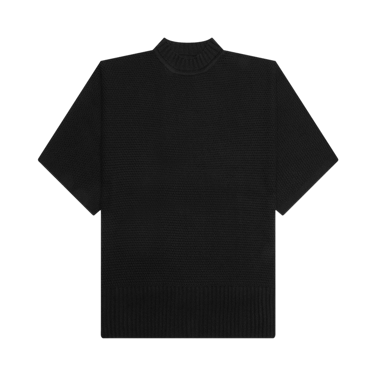 Homme Plissé Issey Miyake Rustic Knit T-Shirt "Black"