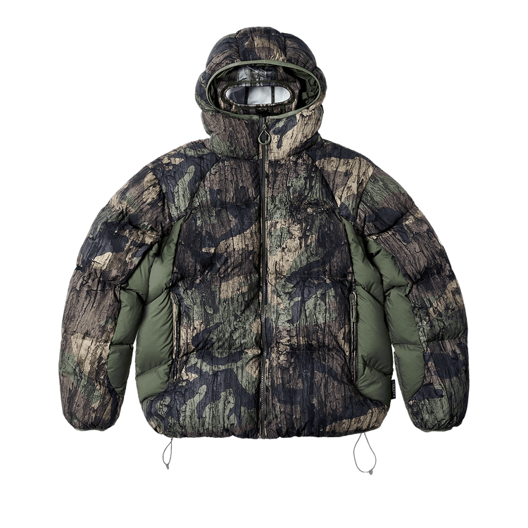 Palace Pertex Matte Balaclava Puffa "Deep Forest"