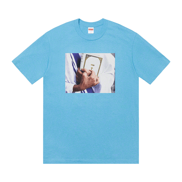 Supreme Bible Tee "Light Slate"