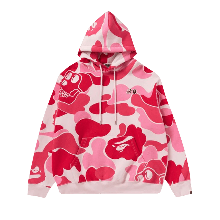 BAPE x BAYC Camo Pullover Hoodie "Pink"