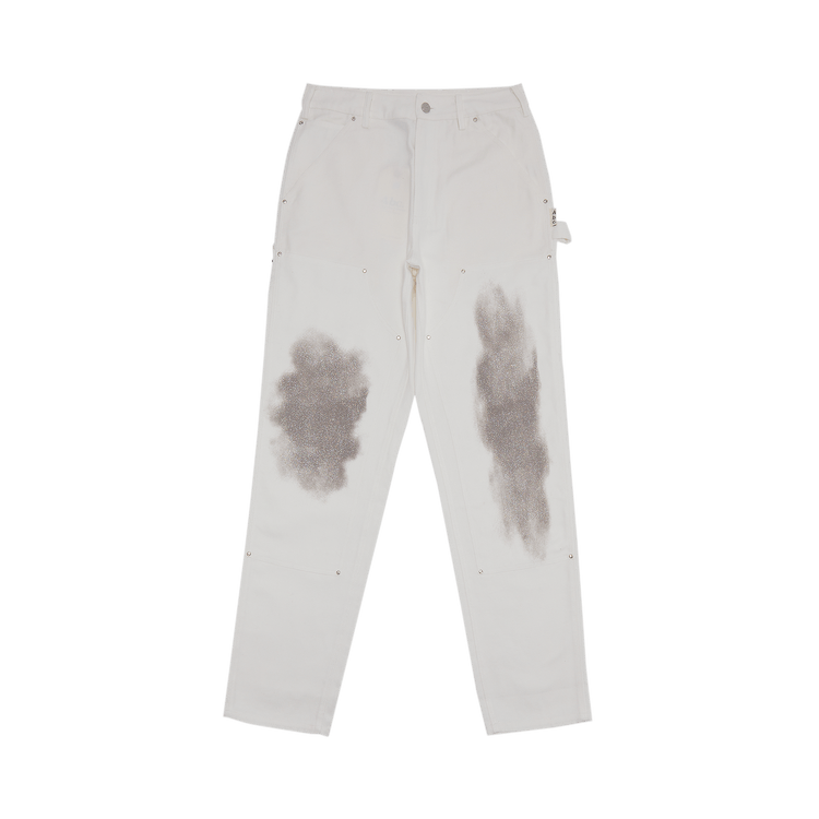 Advisory Board Crystals Mystic Mountain Crystal Double Knee Pant "White"