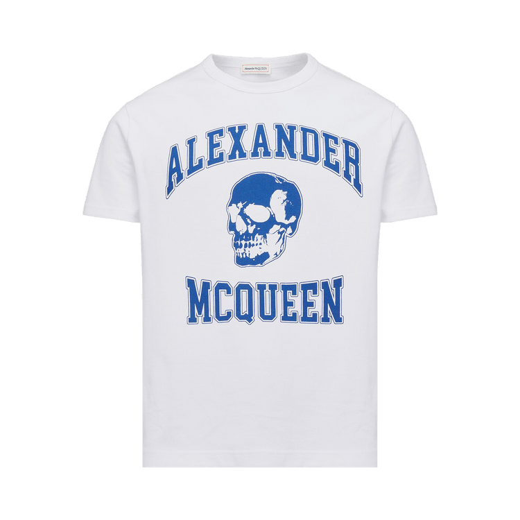 Alexander McQueen Varsity T-Shirt "White/Ivory"