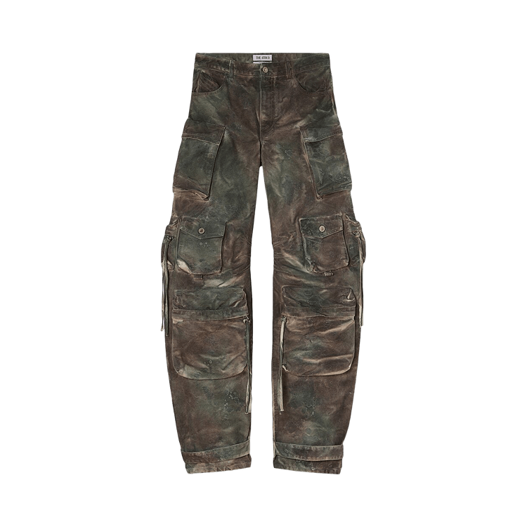 The Attico Fern Long Pant "Stained Green"