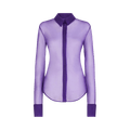 The Attico Elton Shirt "Purple"