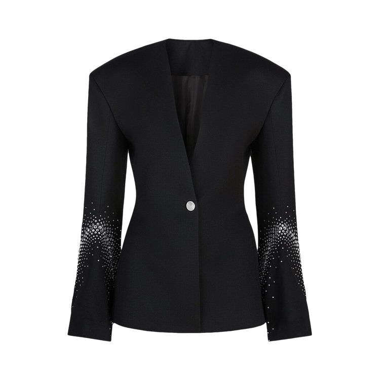 The Attico Blazer "Black/Silver"