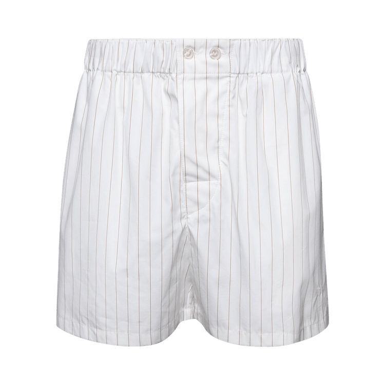 Bottega Veneta Pinstripe Shorts "White/Beige"