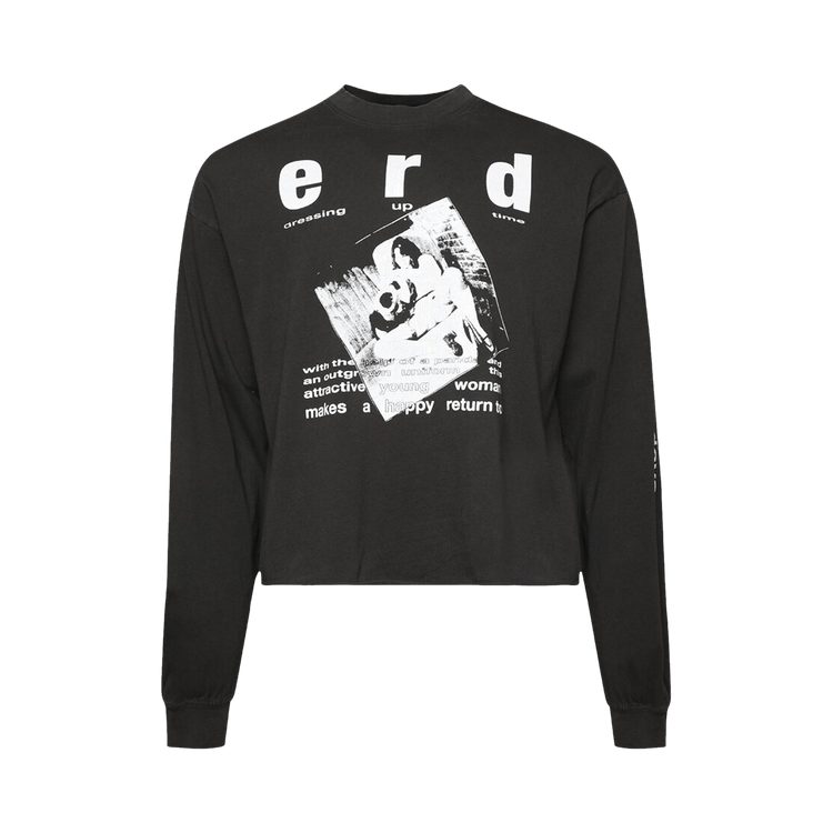 Enfants Riches Déprimés School Days Long-Sleeve T-Shirt "Faded Black/White"