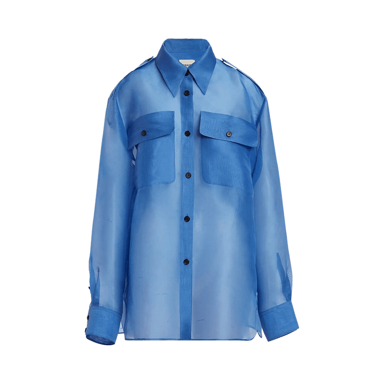 Khaite Missa Top "Blue Iris"