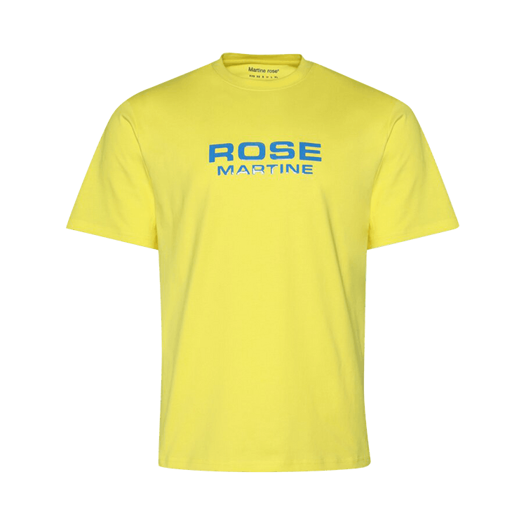 Martine Rose Classic T-Shirt "Acid Yellow/Rose"