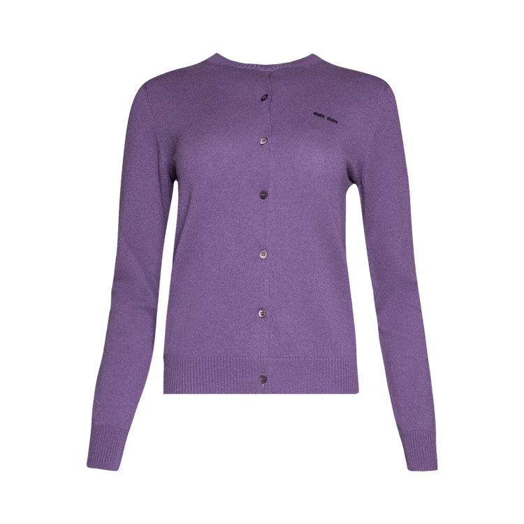 Miu Miu Cashmere Cardigan "Malva"