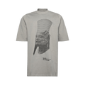 Rick Owens Ron Jumbo Tee "Pearl/Black"