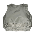 Sacai Nylon Twill Cropped Tank Top "Light Khaki"