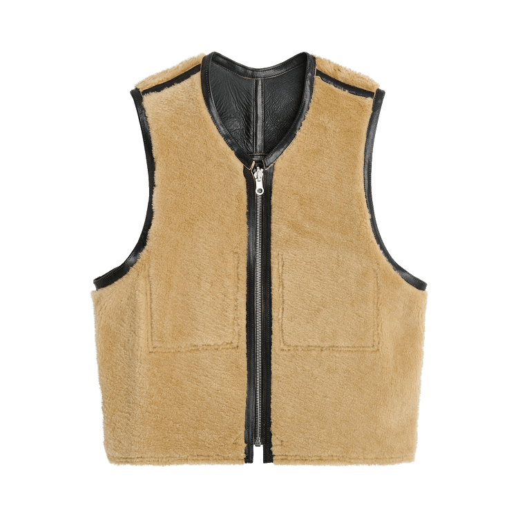 Our Legacy Reversible Shearling Vest "Black"