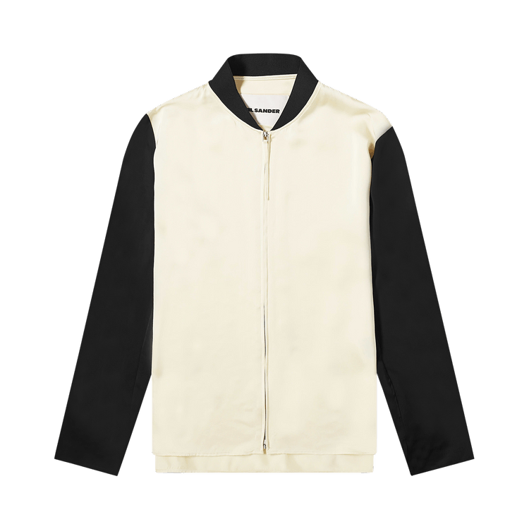 Jil Sander Zip Color Block Shirt "Champagne"