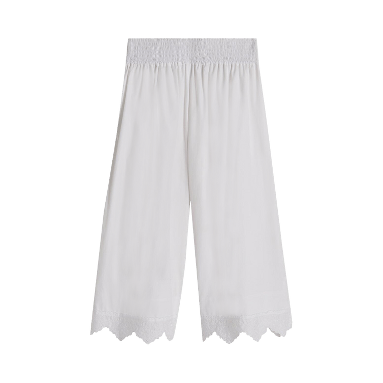 Simone Rocha Elastic Boxing Shorts With Trims "White"