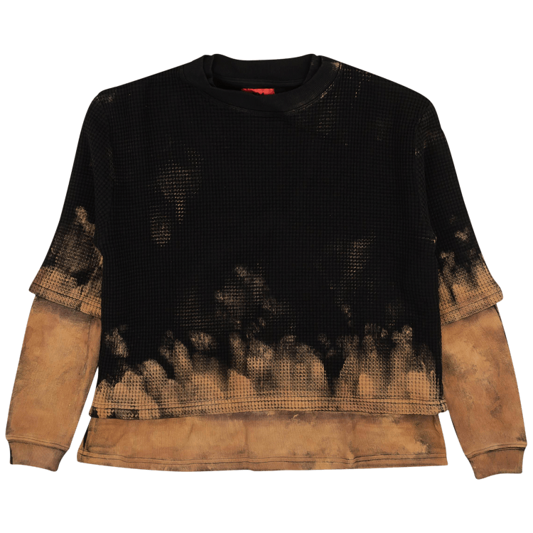 424 Waffle Knit Double Layer T-Shirt "Multicolor"