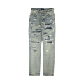 Amiri Relaxed Boro Repair Jeans "Blue"