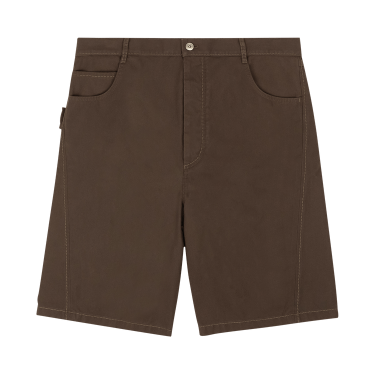 Bottega Veneta Twill Shorts "Brown"