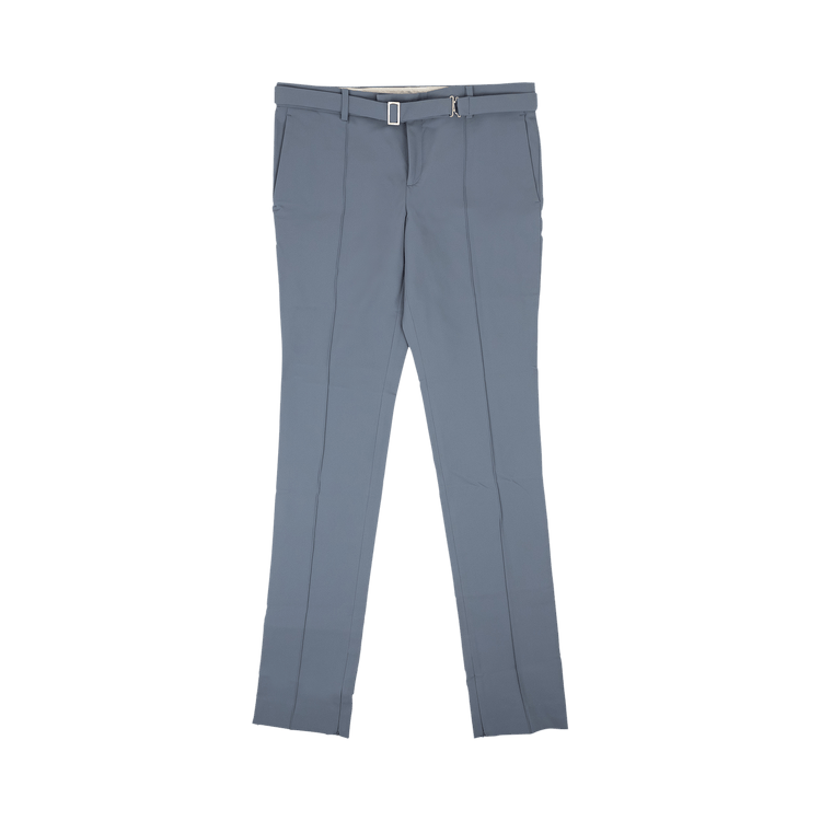Bottega Veneta Belted Straight Leg Pants "Baby Blue"