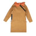 Bottega Veneta Leather Drawstring Coat "Caramel"