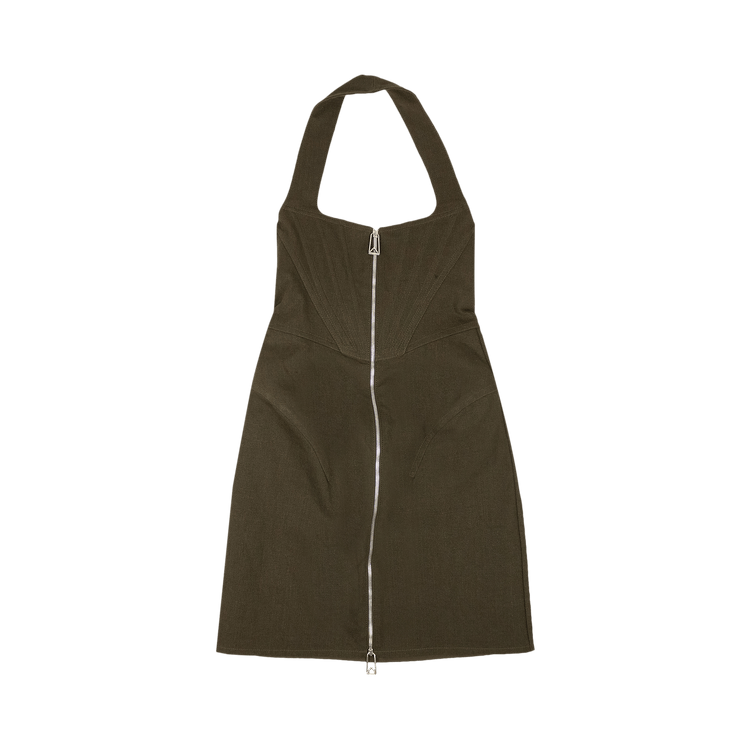 Bottega Veneta Salon Dress "Dark Green"