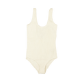 Bottega Veneta Crinkle One Piece Swimsuit "White"