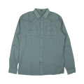 Bottega Veneta Overdyed Textured Shirt "Tweedia Blue"