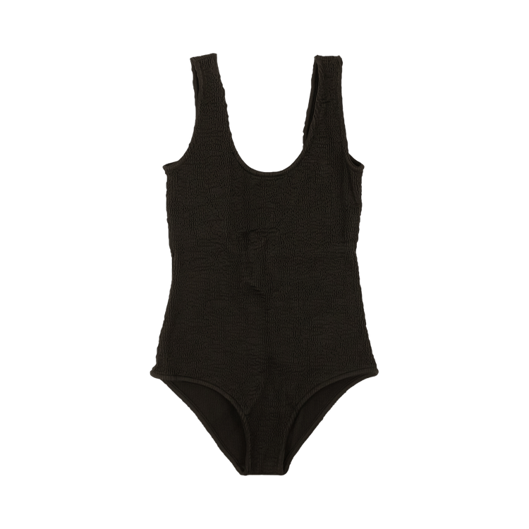 Bottega Veneta Crinkle One Piece Swimsuit "Fondant"