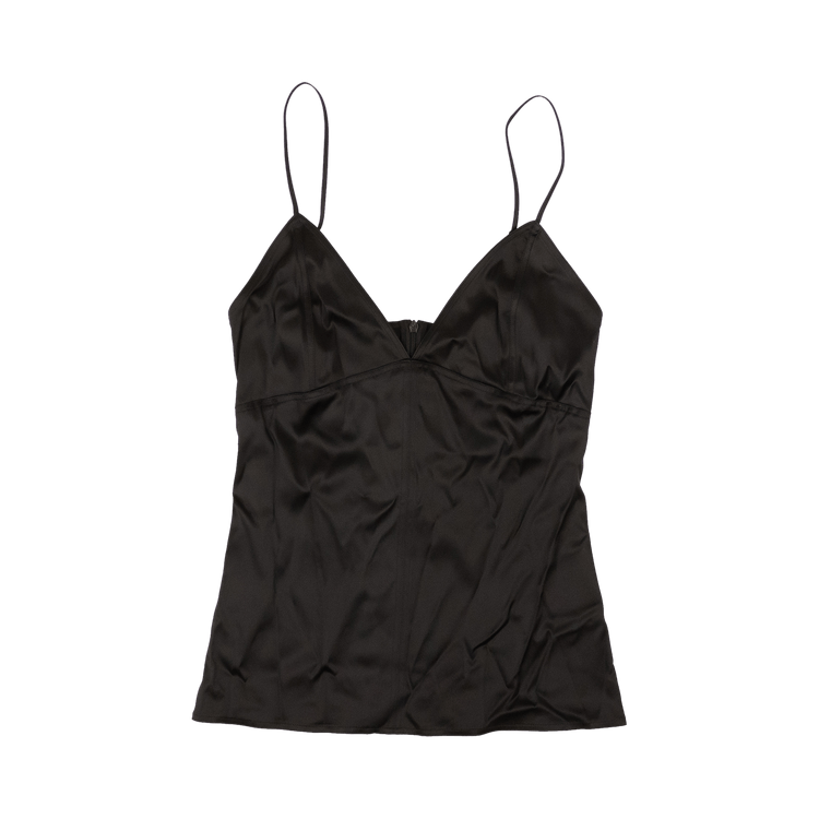 Bottega Veneta Satin Strap Top "Black"