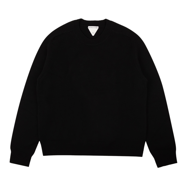 Bottega Veneta Medium Weight Wool Pullover Sweater "Black"