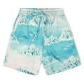 Nahmias Silk Cloud Design Shorts "Light Blue"