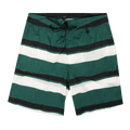 Prada Striped Nylon Swim Shorts "Green"