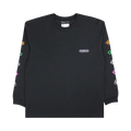 PURPLE BRAND Textured Jersey Long-Sleeve Tee "Black"