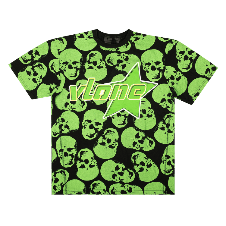 Vlone Crypt Short-Sleeve T-Shirt "Black/Green"