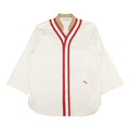 Wales Bonner Saint Baseball Button Down Shirt "White"